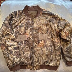 Columbia Sportswear Camo Men's Tall 2XT Hunting Jacket Reversible NWOT Puffer
